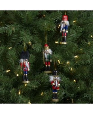 Assorted Classic Nutcracker Ornaments, Set of 4