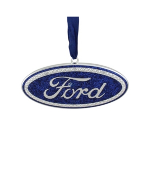 Northlight Oval Ford Logo Christmas Tree Ornament In Blue