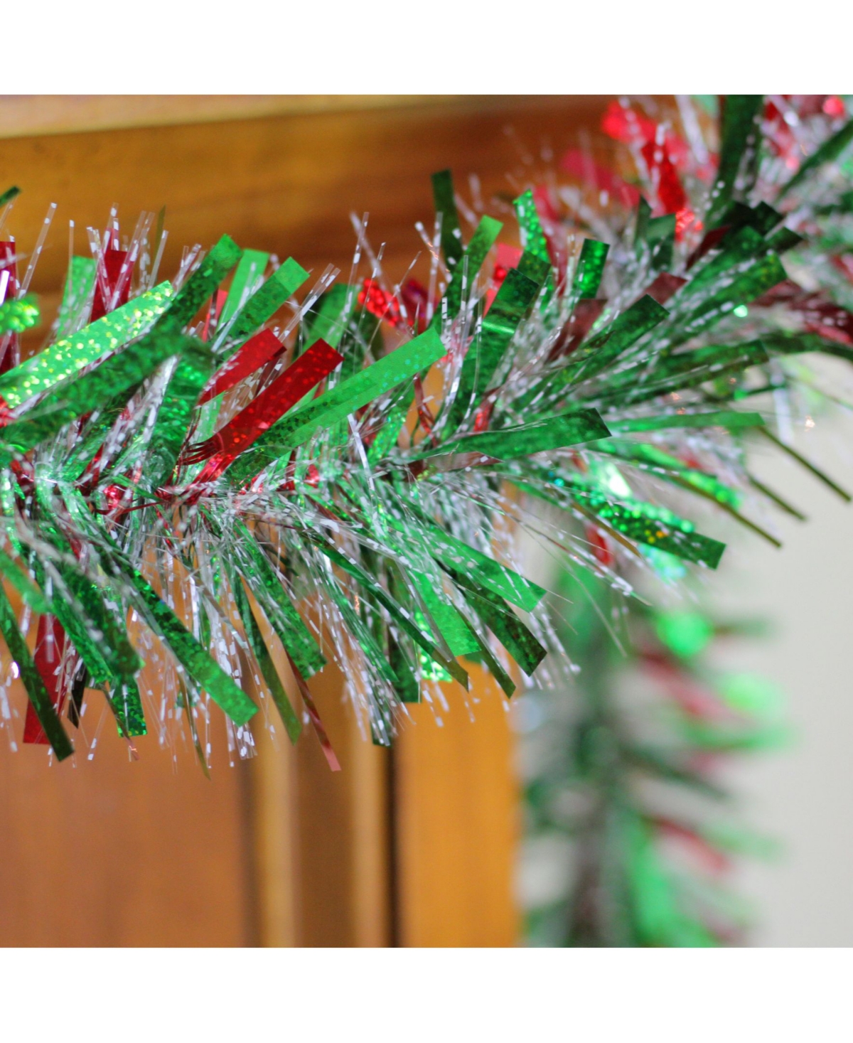 Northlight Unlit Snowblush Wide Cut Artificial Christmas Garland