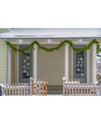 Clear LED Hanging Christmas Crystal Sphere Decor