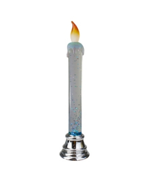 Northlight Glitte Led Flameless Christmas Candle In Clear