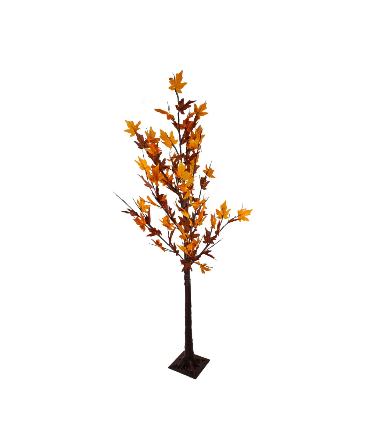 Northlight Pre-Lit LedMaple Artificial Christmas Tree- Clear Lights - Brown