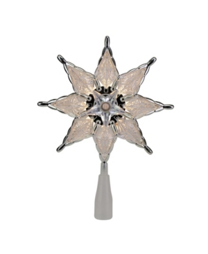 Northlight 8 Point Star Christmas Tree Topper-Clear Lights