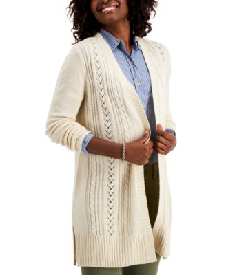 macy's short sleeve cardigan