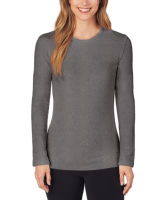 cuddl duds crew neck top