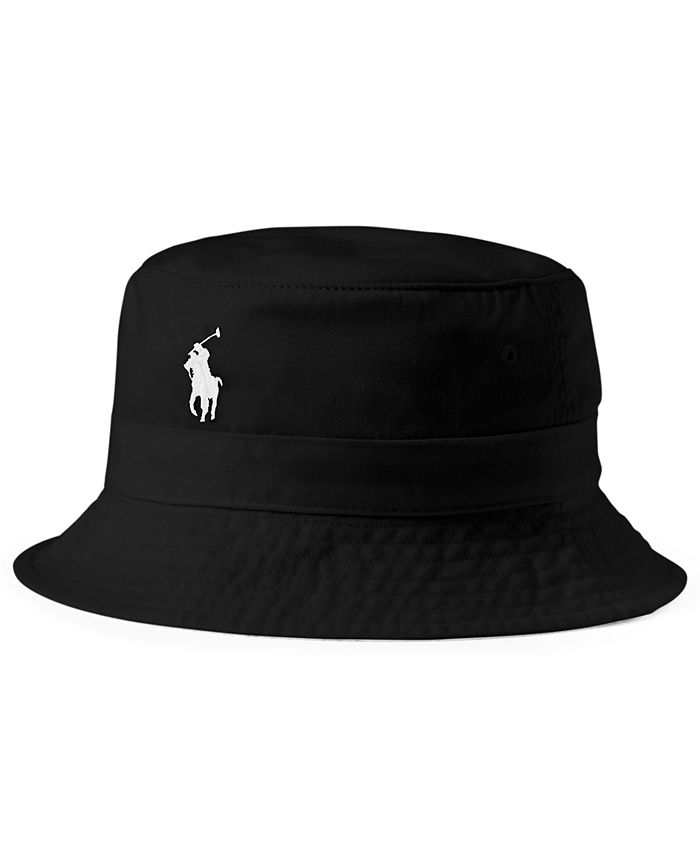 Polo Ralph Lauren Men's Cotton Chino Bucket Hat - Polo Black