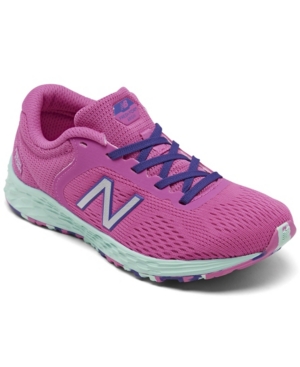 image of New Balance Little Girls Fresh Foam Arishi V2 Bungee Running Sneakers from Finish Line