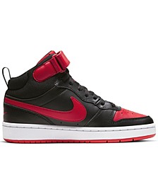 Big Kids Court Borough Mid 2 Casual Sneakers from Finish Line