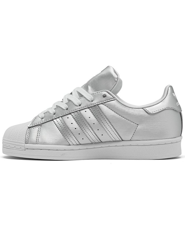 adidas Women's Superstar Metallic Casual Sneakers from Finish Line - Macy's
