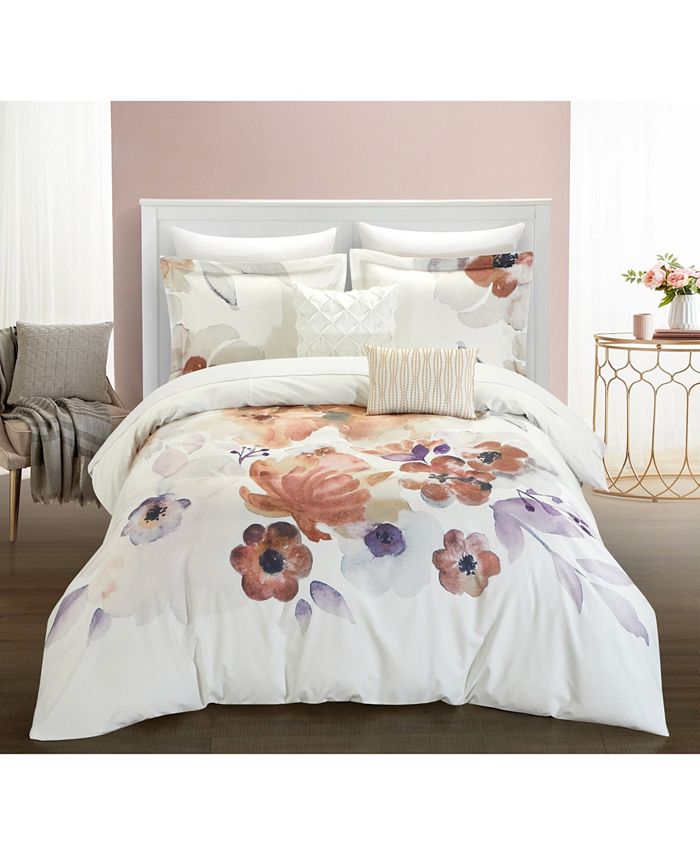 Chic Home Riverside Park 9 Piece Queen Comforter Set - Macy's