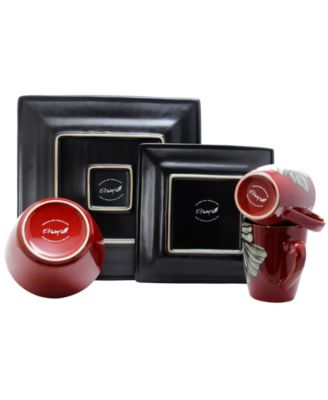 Winter Bloom 16 Pc. Dinnerware Set, Service for 4