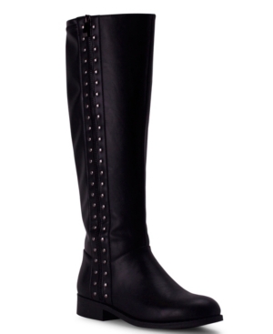 image of Wanted Women-s Sidecar Studded Riding Boots Women-s Shoes
