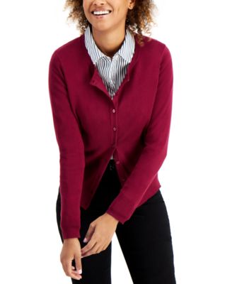 macy's short sleeve cardigan