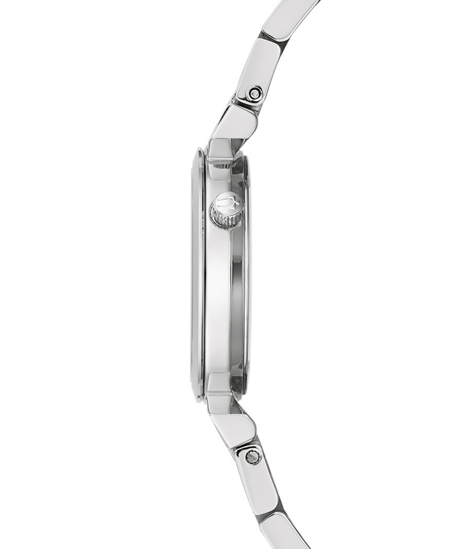 Женские часы Bulova Classic Regatta Diamond-Accent Stainless Steel Bracelet Watch 24mm — фото 2