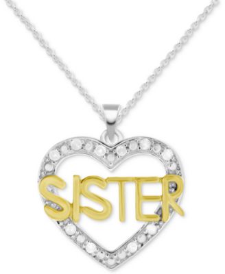 macys sister necklace