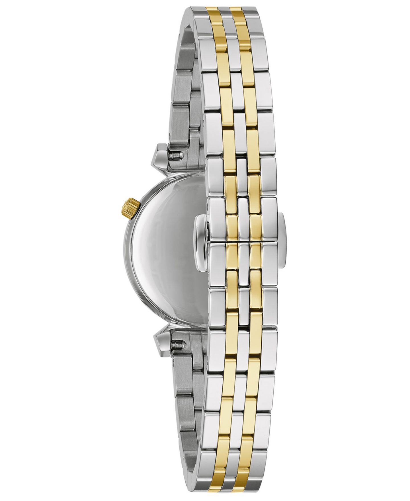 Женские часы Bulova Classic Regatta Diamond-Accent Two-Tone Stainless Steel Bracelet Watch 24mm — фото 3
