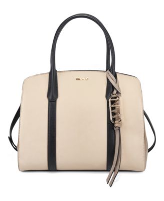 nine west marianna triple compartment satchel