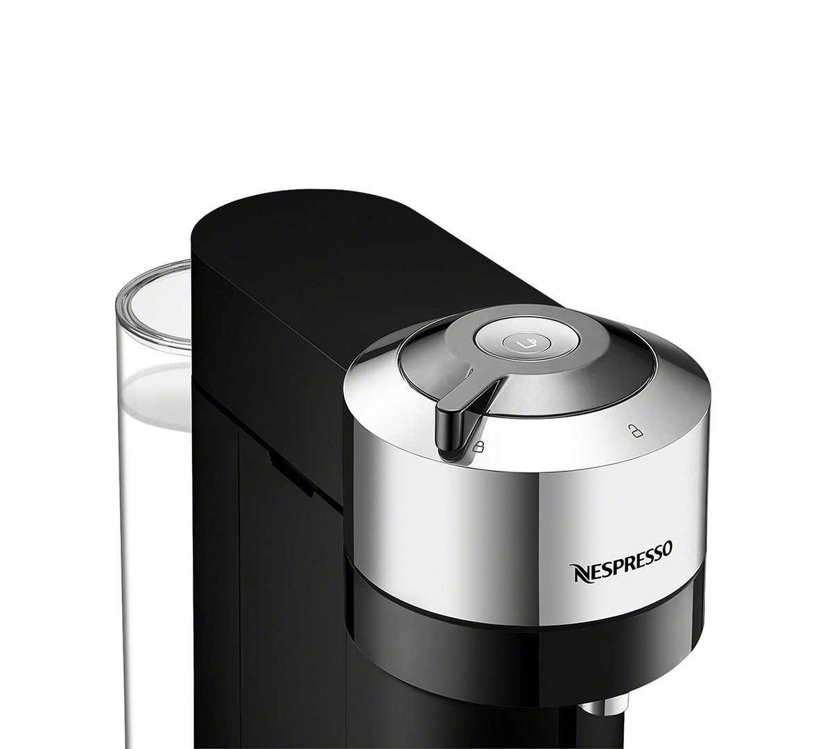 Nespresso Vertuo Next Deluxe Coffee and Espresso Machine by De'Longhi - Chrome
