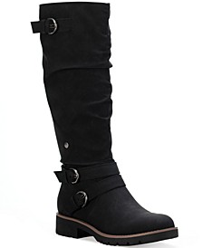 Brinley Strapped Lug-Sole Boots, Created for Macy's
