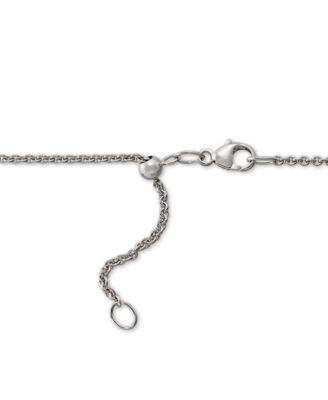 Sterling Silver Necklace, White Round-Cut Cubic Zirconia 7-Station Necklace (3-1/6 ct. t.w.) 