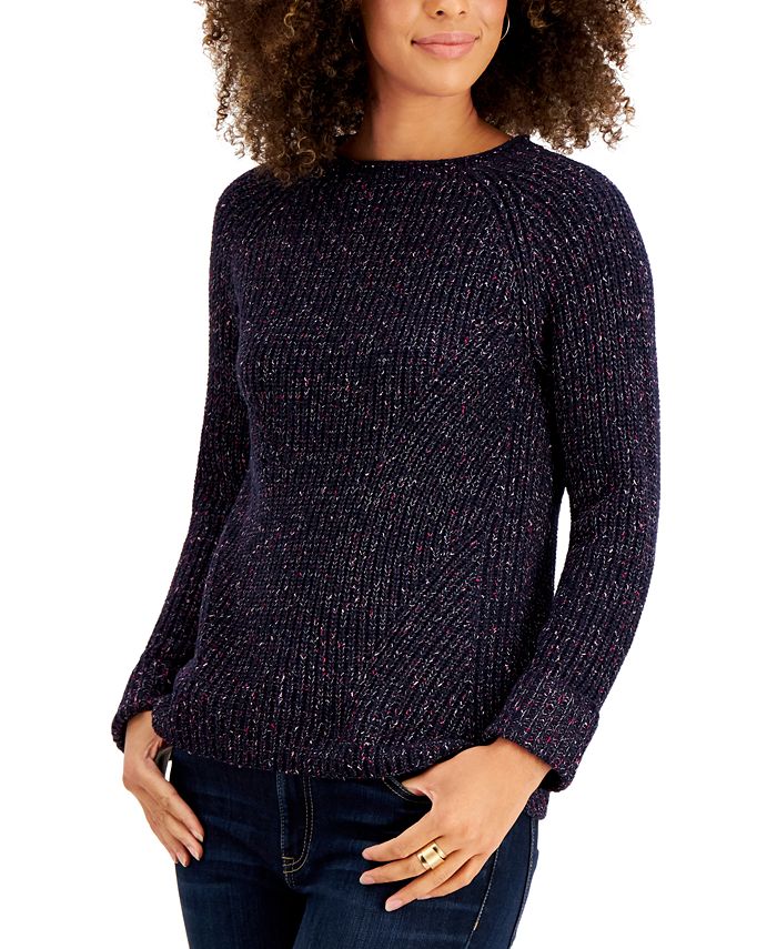 Style & Co Plus Size Pointelle Sweater, Created for Macy's - Macy's