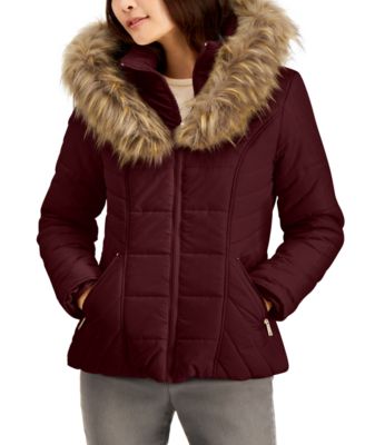 macy's junior puffer coats