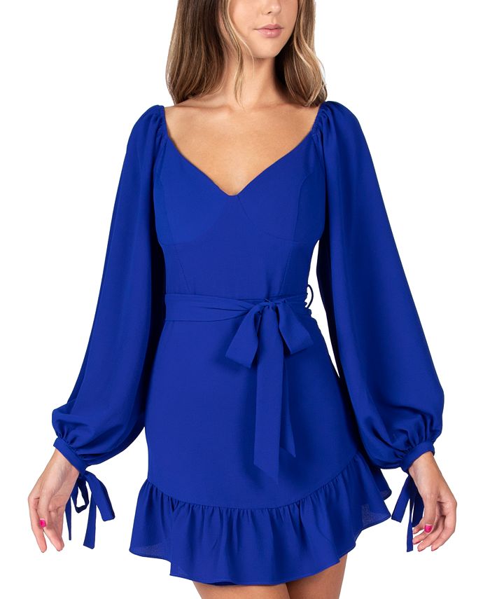 Macys 2025 ruffle dress