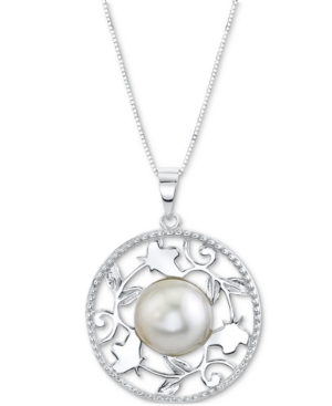 image of Cultured Freshwater Button Pearl (11mm) Filigree Disc 18