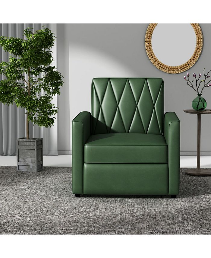 Gold Sparrow Riverside Convertible Arm Chair Bed & Reviews Furniture