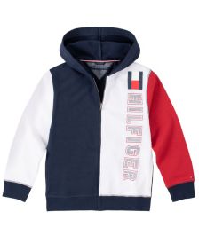 Big Boys Color-block Full Zip Hoodie