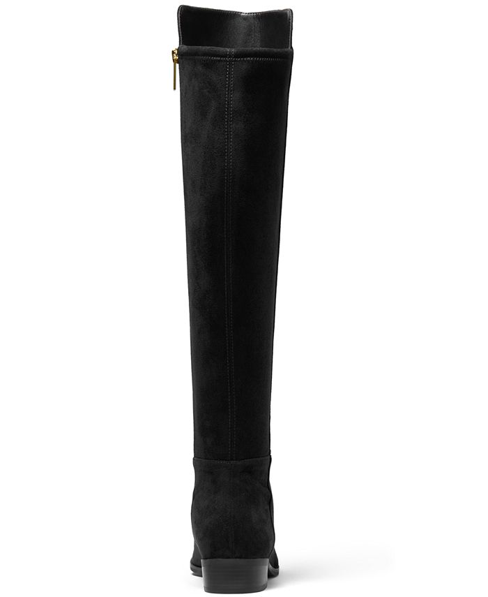 Michael Kors Women's Bromley Suede Flat Tall Riding Boots & Reviews ...
