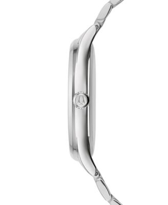 Women's Classic Diamond-Accent Stainless Steel Bracelet Watch 36mm