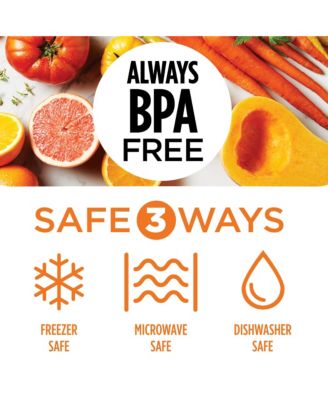 Purely Better™ 8-Pc. Square Food Storage Containers, 20-Oz. 