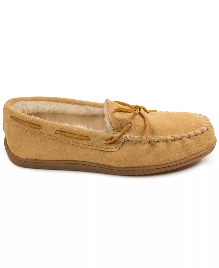Men's Pile Lined Hardsole Wide Width Slipper - thumbnail 2