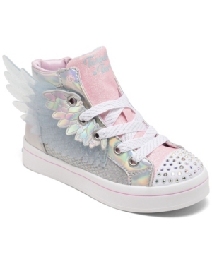 image of Skechers Little Girls Twinkle Toes - Twi-Lites 2.0 Light-Up Unicorn Wings Casual Sneakers from Finish Line