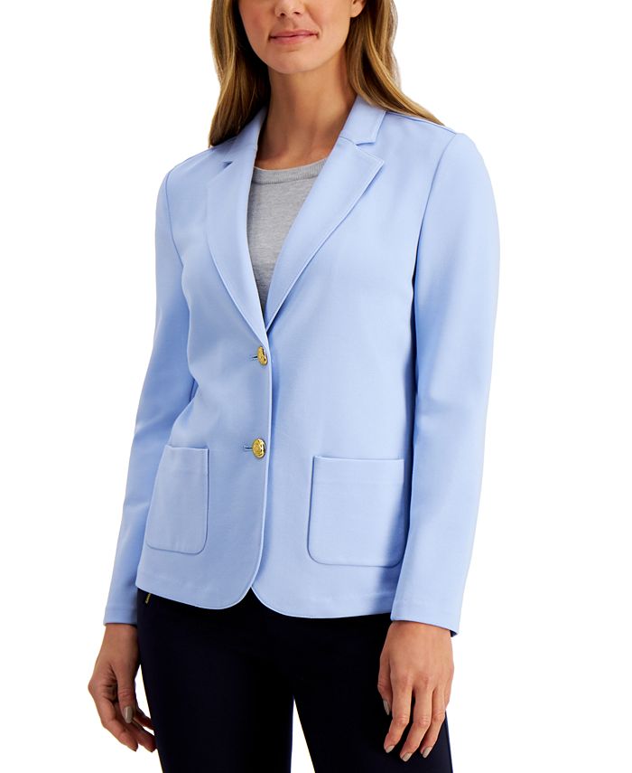 Charter Club Two-Button Blazer, Created for Macy's - Macy's