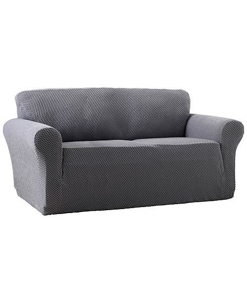 P Kaufmann Home Stretch Sensations Checkered Sofa Slipcover Reviews Slipcovers Home Decor Macy S