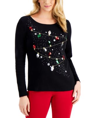 macys womens holiday tops