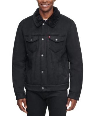 Levi's Men's Relaxed-Fit Faux-Shearling Trucker Jacket & Reviews - Coats &  Jackets - Men - Macy's