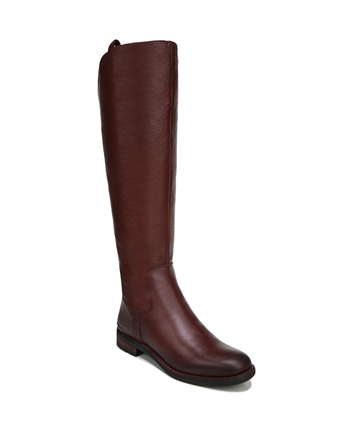Franco Sarto Meyer Knee High Boot In Black/brown Leather