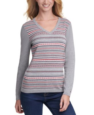 tommy hilfiger black jumper womens