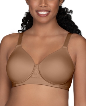 Vanity Fair Full Figure Beauty Back Smoother Wireless Bra 71380 In Totally Tan (nude 1)