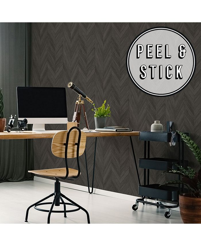 Graham & Brown Herringbone Peel and Stick Wallpaper Macy's