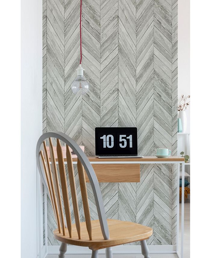 Graham & Brown Herringbone Peel and Stick Wallpaper Macy's