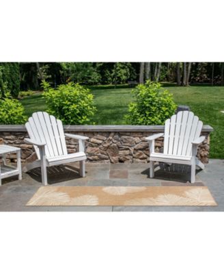 Carmel Palm 1'11" x 7'6" Runner Rug