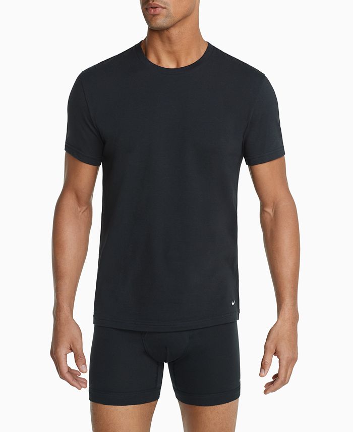 houder Ongeëvenaard helder Nike Men's Everyday Stretch Crewneck Undershirt & Reviews - Underwear &  Socks - Men - Macy's