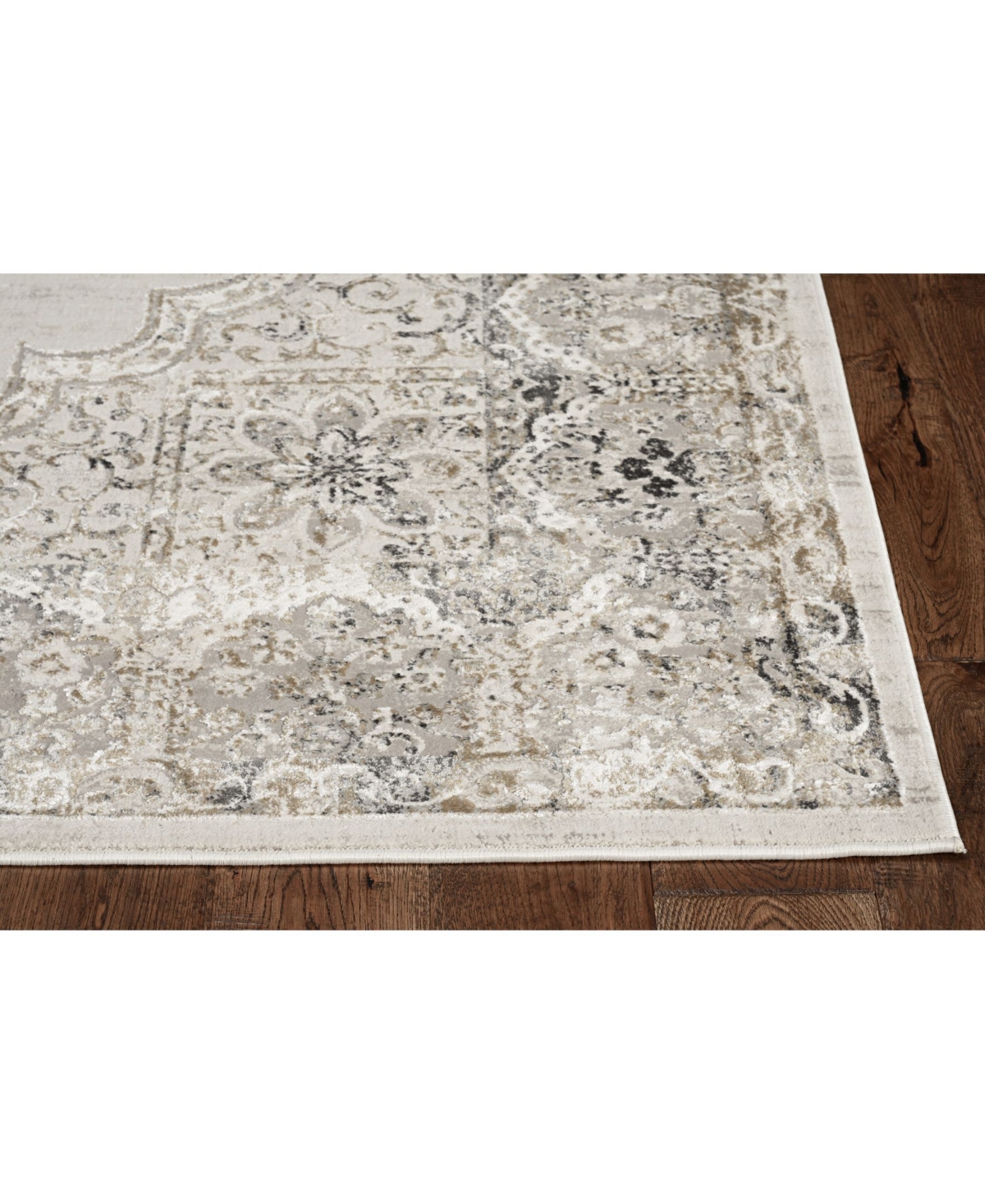 Closeout! Km Home Abbey KL32Rug - Ivory
