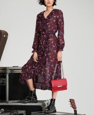 Michael Kors Zinnia Paisley-Print Wrap Dress & Reviews - Dresses - Women -  Macy's