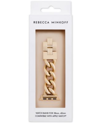 Rebecca minkoff gold apple watch band sale