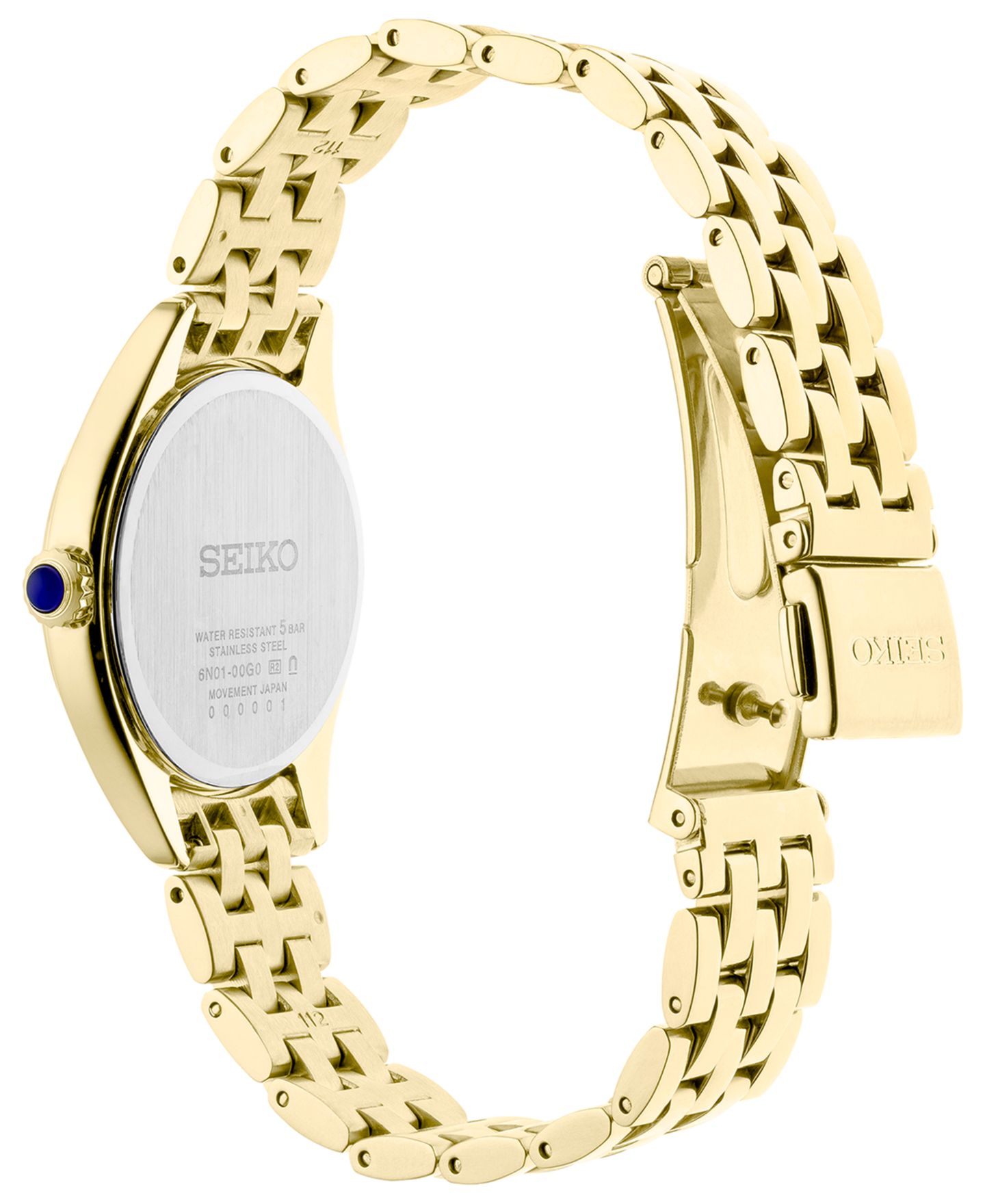 Женские часы Seiko Gold-Tone Bracelet Watch 29mm — фото 3